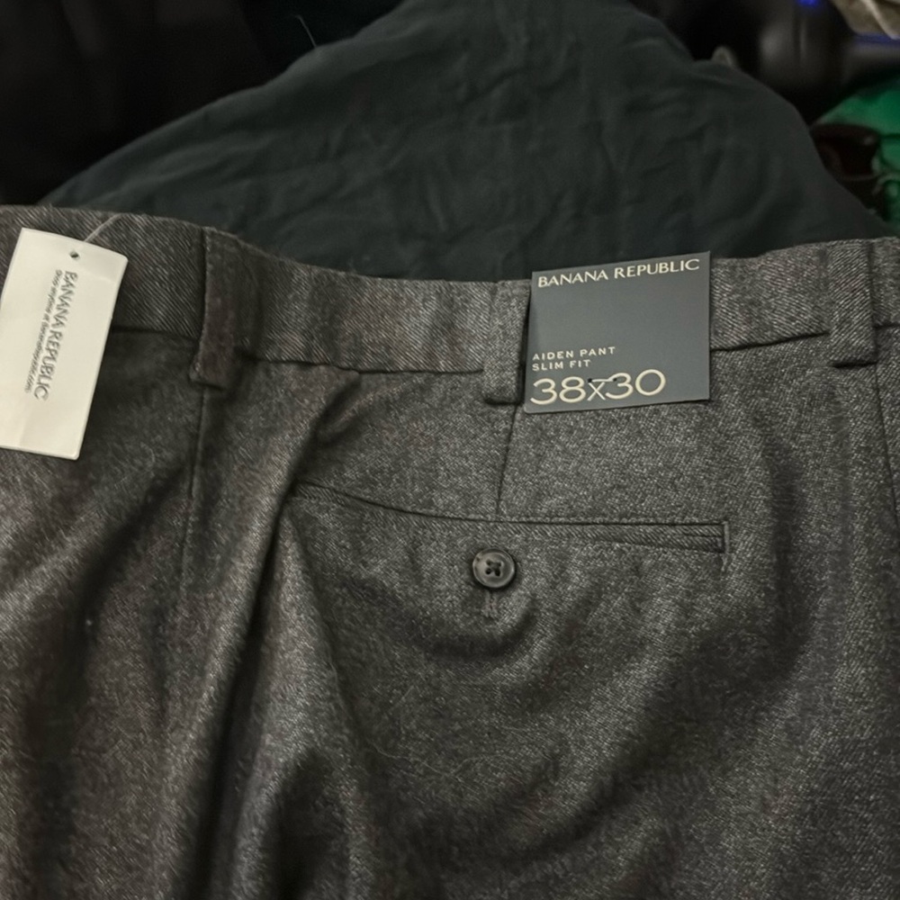 Dress slacks woven in Italy